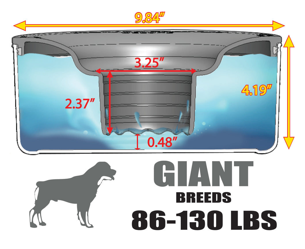 TITANIUM BOWL UNIT : Holds 1 Gallon (Includes Everything You Need)